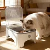 Futterautomat Katze Hund Automatisch Zeitgesteuert Grau ABS Produktbild-Vorschau 5