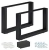 Relaxdays, lot de 2 pieds de table, L x H : 64 x 40 cm, Voir les images du produit 9