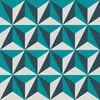 Origin Wallcoverings Tapete 3D-Muster Türkis 53 cm x 10.05 Produktbild-Vorschau 5