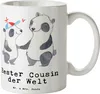 Mr. & Mrs. Panda Kaffeebecher Panda Bester Cousin der Welt Produktbild-Vorschau 1