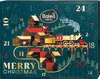 A Christmas advent calendar designed as a festive scene with a train and houses, featuring the Balea MEN logo and numbers for each day. Produktbild-Vorschau