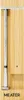A close-up view of a thermometer probe inserted into a wooden surface, with the brand name 'MEATER' visible at the bottom. Produktbild-Vorschau