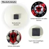 Fußball Albanien Wanduhr aus Alu Produktbild-Vorschau 4