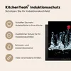 KitchenYeah® Krycí deska na sporák bobule - voda - černá - Náhled obrázku produktu 6