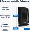 Termoventilatore ceramico 2400w nero Delonghi DCH7993ER-BC Anteprima dell’immagine prodotto 12