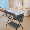 Table à langer Bébé Bureau de soins pliable Hauteur Voir les images du produit 5