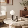 Tischlampe Keramik Arlo S Silber Produktbild-Vorschau 2