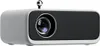 A white and black projector on a white background. Voir les images du produit