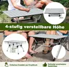 COSTWAY Campingtisch faltbar höhenverstellbar, Klapptisch Produktbild-Vorschau 4