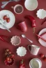 IB Laursen MYNTE Becher Rillen Rot STRAWBERRY Keramik Produktbild-Vorschau 6