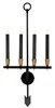 Casa Padrino Luxus Wandleuchte Rotguss / Vintage Messing 44 Produktbild-Vorschau 4