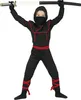 Ninja Held Karnevalskostüm Kinder Maske Gürtel Komplettset, Produktbild-Vorschau 3
