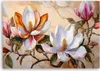 Leinwandbild Magnolien Zweigblumen Marmorierte Pflanzen Produktbild-Vorschau 3