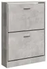 vidaXL Szafka na buty betonowa szara 59x17x81 cm materiał Podgląd zdjęcia produktu 10