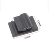 INF 100 Stück Nylon-Kabelclips mit Klebstoff Schwarz model Produktbild-Vorschau 2