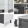 Küchenzeile Vicco R-Line Anthrazit Hochglanz/Weiß 240 cm , Produktbild-Vorschau 6