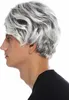 WIG ME UP Perücke kurz wellig Schwarz Silber Platin Produktbild-Vorschau 6
