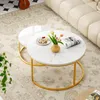 STILVORA Couchtisch 2er Set Satztisch Gold, Beistelltisch Produktbild-Vorschau 6