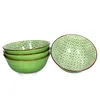 4er Set Lime Sao Schalen Ø 15,5 cm Grünes Muster Snack Produktbild-Vorschau 2