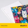 Collegeblokken – 5 stuks – Kleine Monsters – A4 – geruit – Productafbeelding-voorbeeld 5
