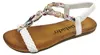 2 Go Fashion Ubah Damenschuhe Sandalette Weiß Freizeit Produktbild-Vorschau 3