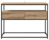 Konzolový stôl Remeselný dub 100 x 40 x 75 cm Kompozitné Náhľad obrázku produktu 6