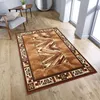 Wzorzysty dywan 80x150 cm LUKEN - brązowy Podgląd zdjęcia produktu 3