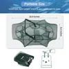 6 Löcher Automatisches Fischernetz Garnelenkäfig Nylon Produktbild-Vorschau 6