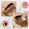 Camerazar Large ceinture en rotin naturel tressé avec motif Voir les images du produit 2