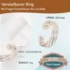 Kupfer-Ring 2er-Pack 57,5 mm, reiner Kupfer-Magnetring für Produktbild-Vorschau 2