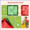 Olvy Magnetické stavební kostky Montessori Toys 80 ks Náhled obrázku produktu 4
