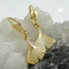 Brisur, 27mm, Ginkgoblatt, 9Kt GOLD Produktbild-Vorschau 1