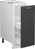 Apothekerschrank Vicco Fame-Line Anthrazit-Gold 30 cm ohne Produktbild-Vorschau 5