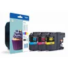 Brother Original-Tinte / Tinte LC-123RBWBP, CMY, 3x600s Produktbild-Vorschau 2