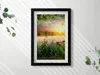 Sonnenuntergang, Sommertage– Wandbild mit Rahmen – Produktbild-Vorschau 2