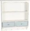 Nástěnná police Clayre & Eef 56x13x60 cm bílá 5H0465 Náhľad obrázku produktu 2