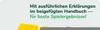 Marketing text about explanations in a handbook for best player results. Produktbild-Vorschau