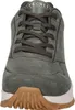 A close-up, front-facing view of a green Skechers sneaker. Voir les images du produit