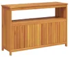vidaXL Zahradní konzolový stůl 110x35x75 cm Masivní dřevo Náhled obrázku produktu 5