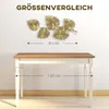 HOMCOM Wanddeko Wandbild Monstera-Wanddekoration Metallbild Produktbild-Vorschau 7