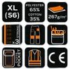 Pratica salopette HD pantaloni da lavoro pantaloni da Anteprima dell’immagine prodotto 2