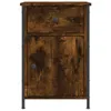 vidaXL Nachttisch Räuchereiche 40x42x60 cm Holzwerkstoff Produktbild-Vorschau 5