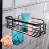 Mensola da parete nera per bagno: installazione semplice Anteprima dell’immagine prodotto 3