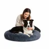 Hundebett rund 70 cm Hundekissen Flauschiges für Hunde Produktbild-Vorschau 5