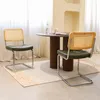 2er Set Kunstleder Esszimmerstühle Chrombeine Mid-Century Produktbild-Vorschau 3