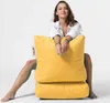 Hanah Home, Siesta Sofa Bed Pouf - Yellow, Outdoor Produktbild-Vorschau 23