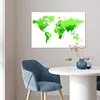 MuchoWow® Poster Weltkarte - Trendy - Grün 60x40 cm - Produktbild-Vorschau 5