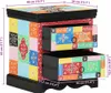 vidaXL Nachttisch Mehrfarbig 40 x 35 x 45 cm Massivholz Produktbild-Vorschau 6