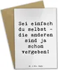 Mr. & Mrs. Panda Klappkarte Spruch Selbstakzeptanz Produktbild-Vorschau 1