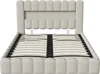 CDGlobal Polsterbett 140x200cm, Doppelbett mit Stauraum und Produktbild-Vorschau 6